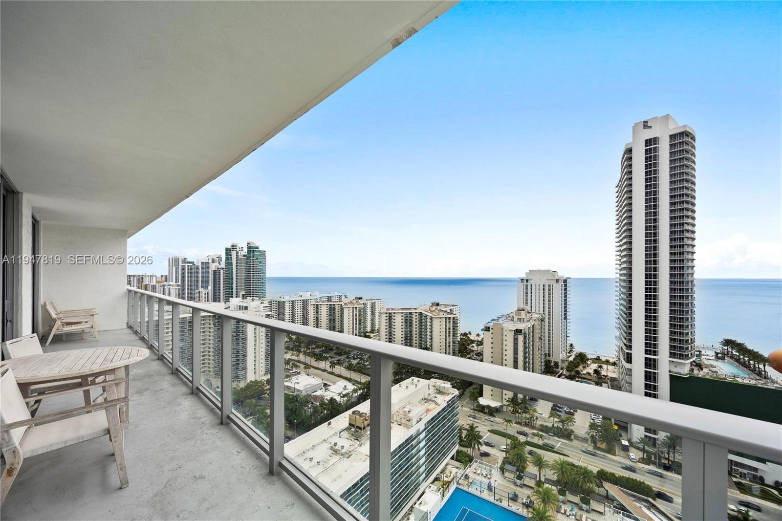 4010 South Ocean Drive, Unit R2307 Hollywood, FL 33019 - Photo 7 of 35 a view of balcony with city view