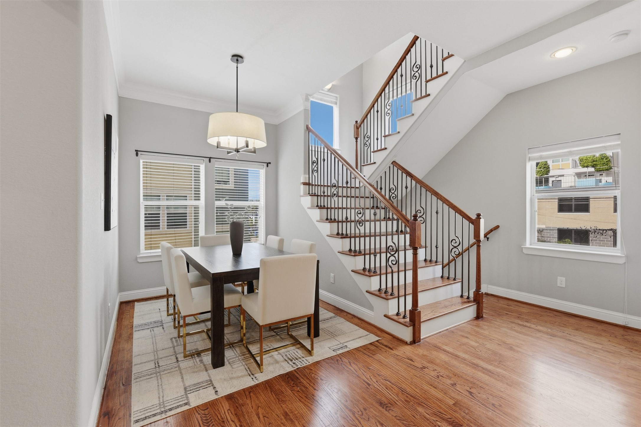 2316 Beall Street Houston, TX 77008 - Photo 2 of 30 At the top of the stairs you are greeted with the main living space!