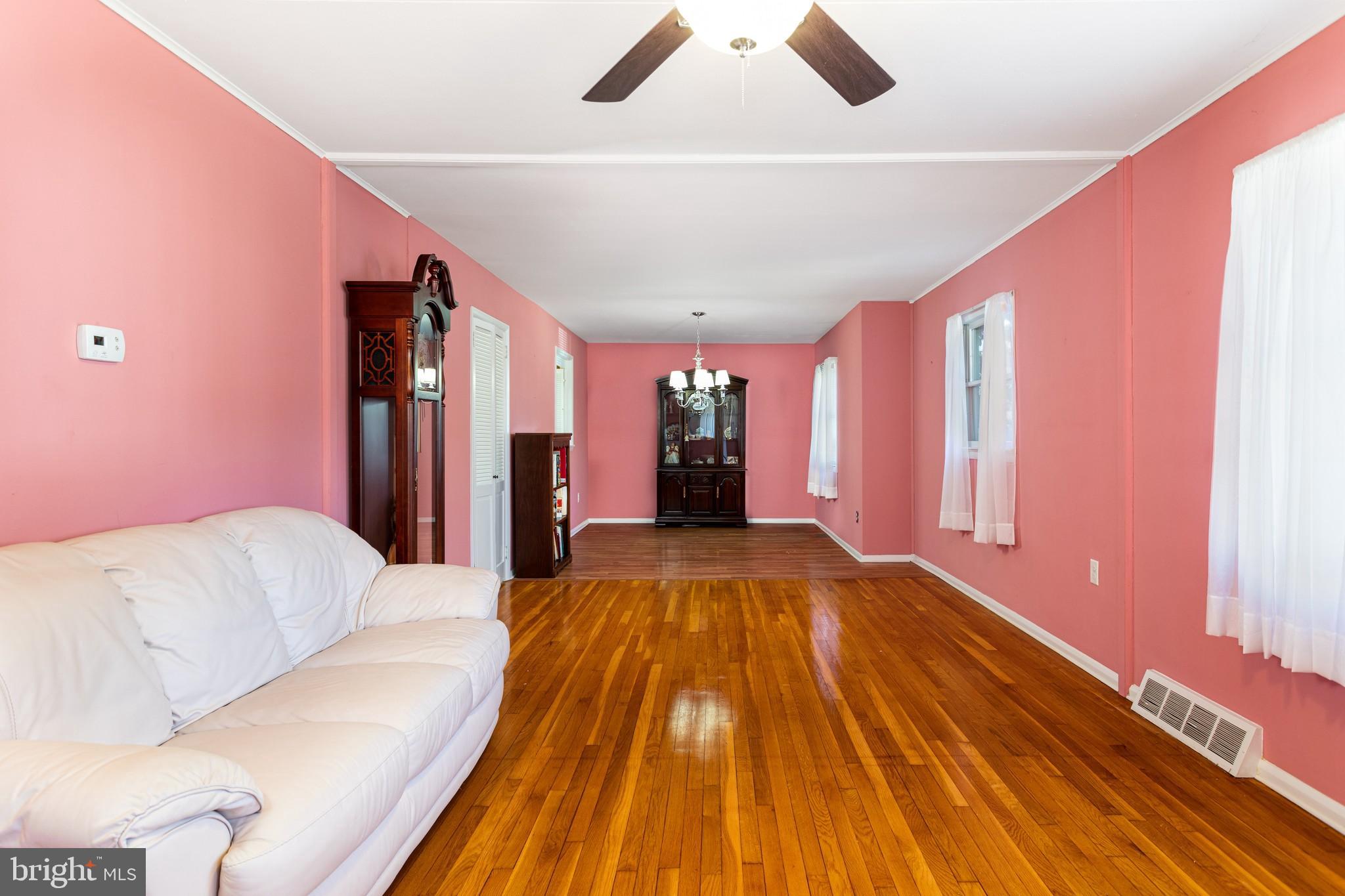 306 Hermitage Drive Elkton, MD 21921 - Photo 3 of 21 Open living & dining spaces with hardwood floors