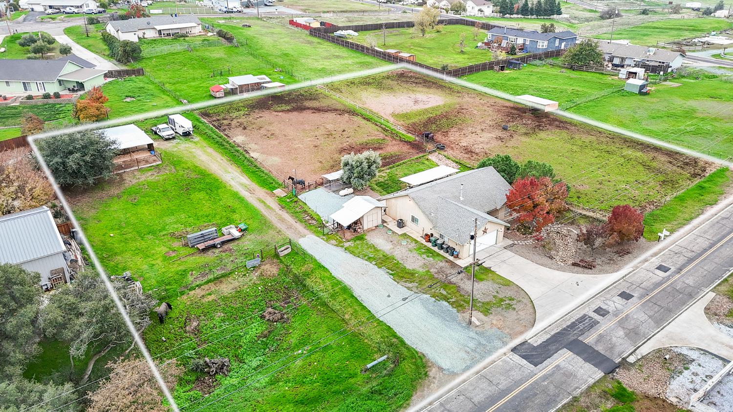 4568 Roadrunner Drive Ione, CA 95640 - Photo 1 of 56 an aerial view of a football ground