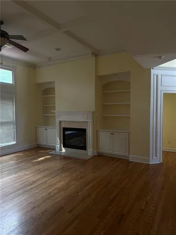 wooden floor in an empty room