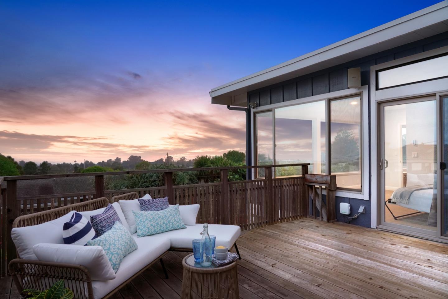 7440 Viewpoint Road Aptos, CA 95003 - Photo 37 of 39 a terrace of a house with outdoor seating