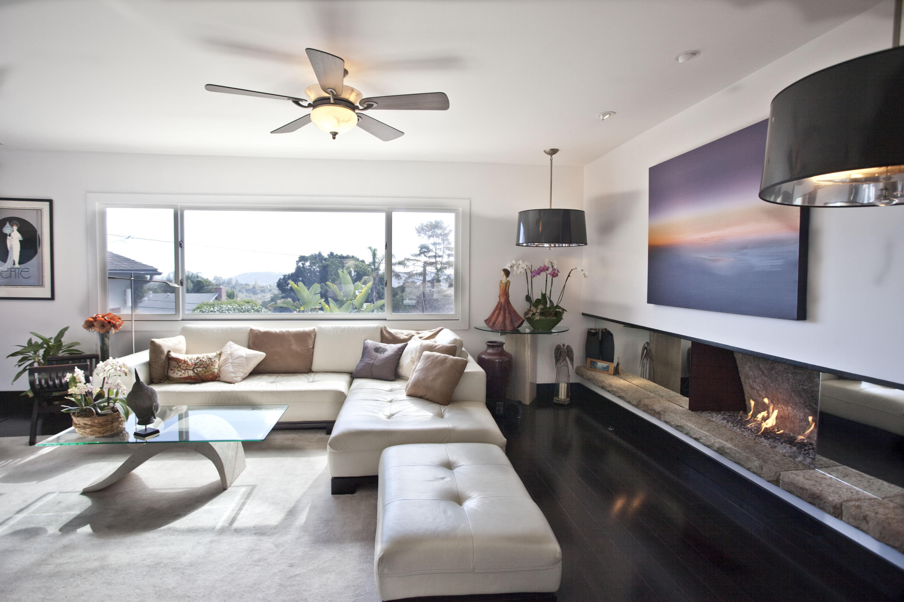 907 Cheltenham Road Santa Barbara, CA 93105 - Photo 3 of 31 a living room with furniture and a large window