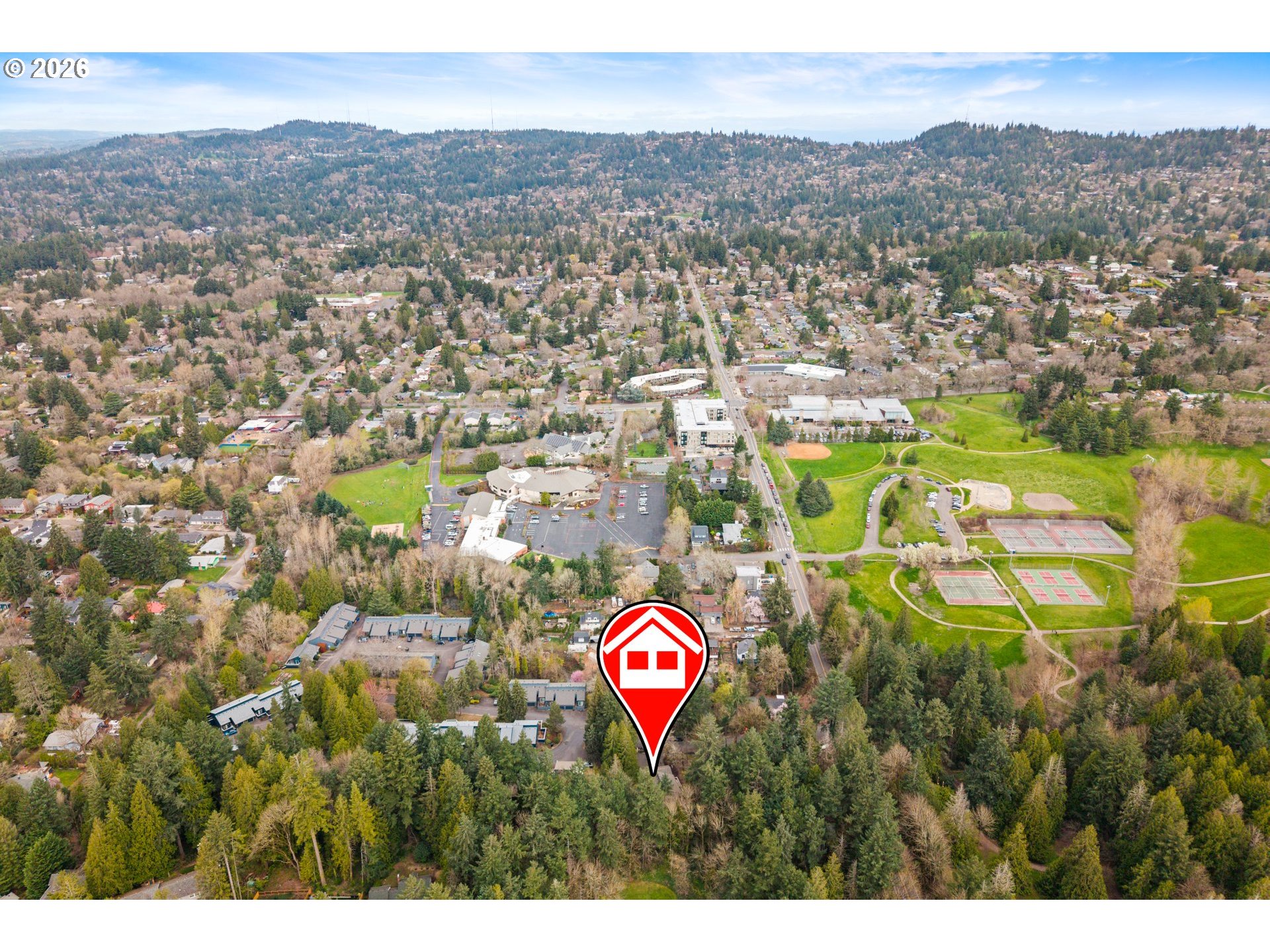 4594 Southwest Caldew Street, Unit A Portland, OR 97219 - Photo 26 of 29 a view of a city