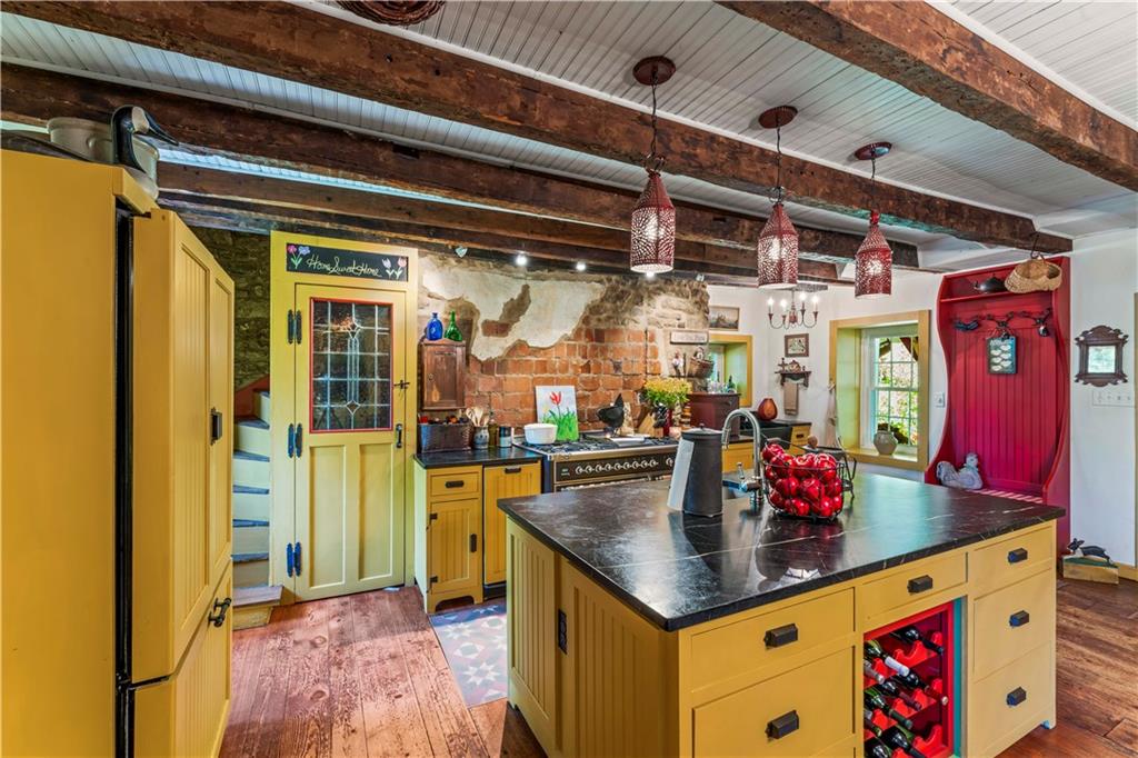 117 Havers Hill Road Jefferson, PA 15344 - Photo 15 of 44 a kitchen with stainless steel appliances granite countertop a sink and cabinets