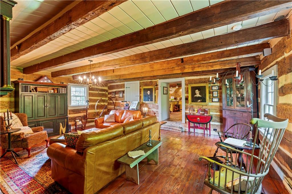 117 Havers Hill Road Jefferson, PA 15344 - Photo 22 of 44 a view of a chairs in wooden deck