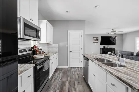 a view of outdoor space with trees