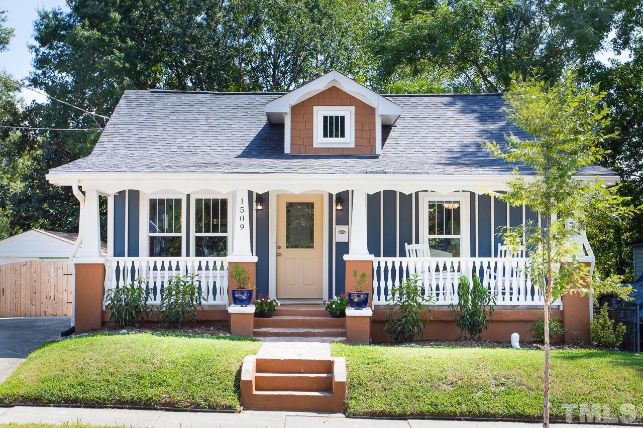 1509 South Roxboro Street Durham, NC 27707 - Photo 2 of 30 front view of a house with a yard