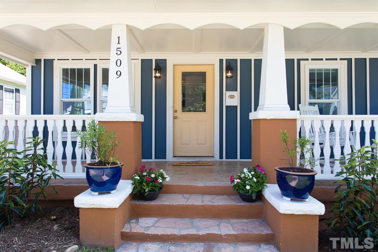 1509 South Roxboro Street Durham, NC 27707 - Photo 3 of 30 a front view of a house with chairs