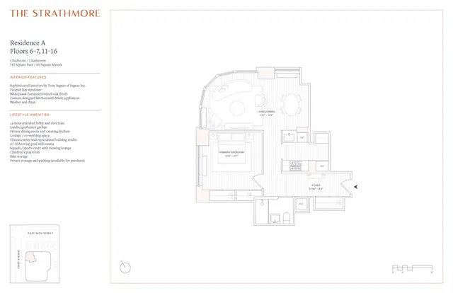 $1,045,000 | 400 East 84th Street, Unit 12A | Upper East Side