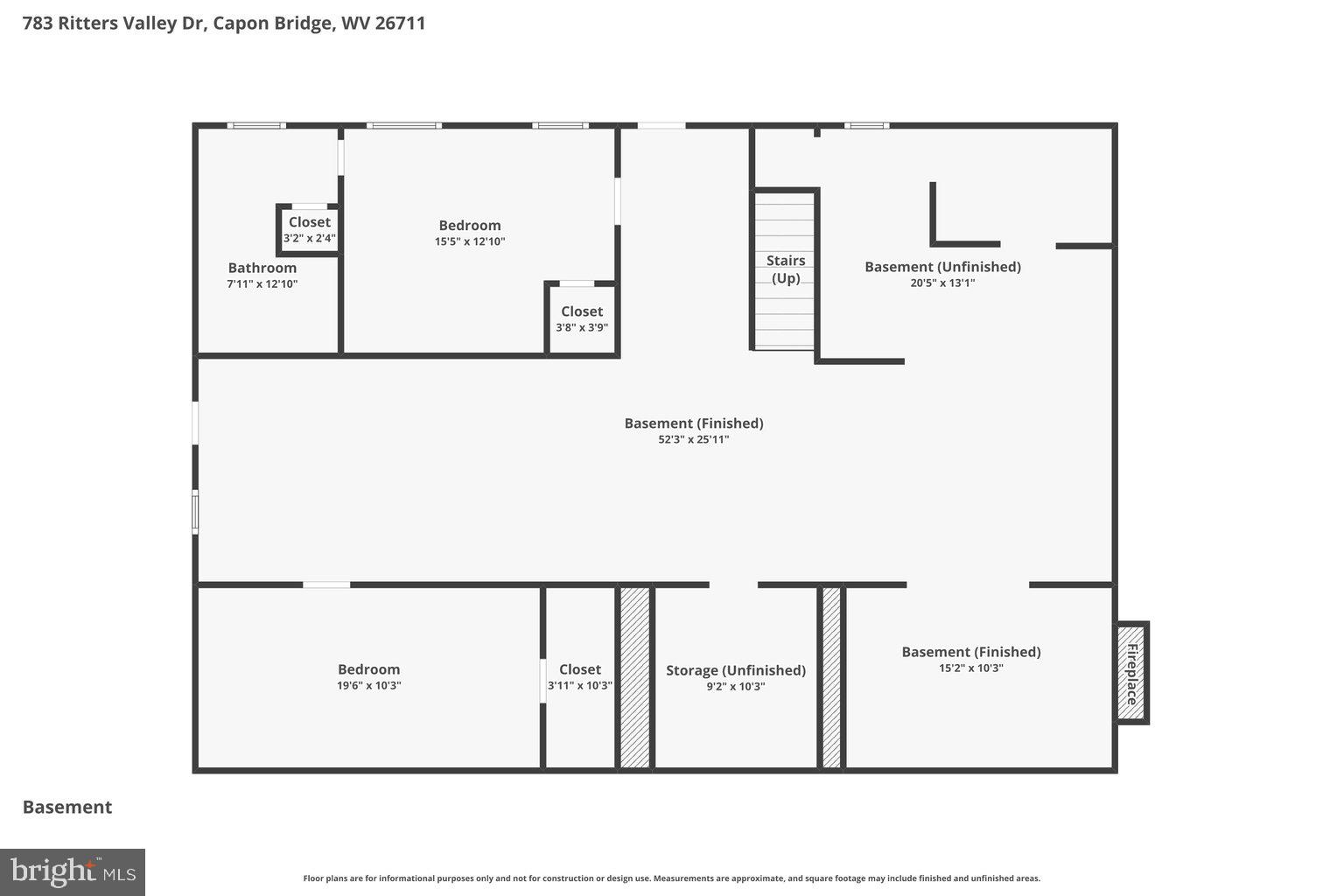 783 Ritters Valley Drive Capon Bridge, WV 26711 - Photo 72 of 73 Lower Level Floor Plans