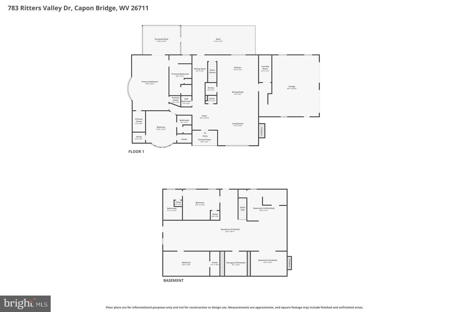 783 Ritters Valley Drive Capon Bridge, WV 26711 - Photo 73 of 73 Floor Plans