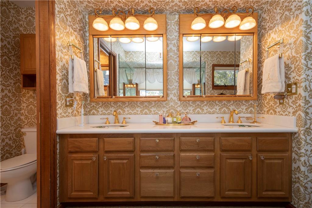 183 County Road 534 Breckenridge, CO 80424 - Photo 17 of 34 a bathroom with a sink vanity and mirror