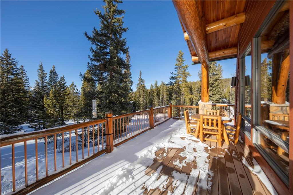 183 County Road 534 Breckenridge, CO 80424 - Photo 25 of 34 a view of a balcony with chairs