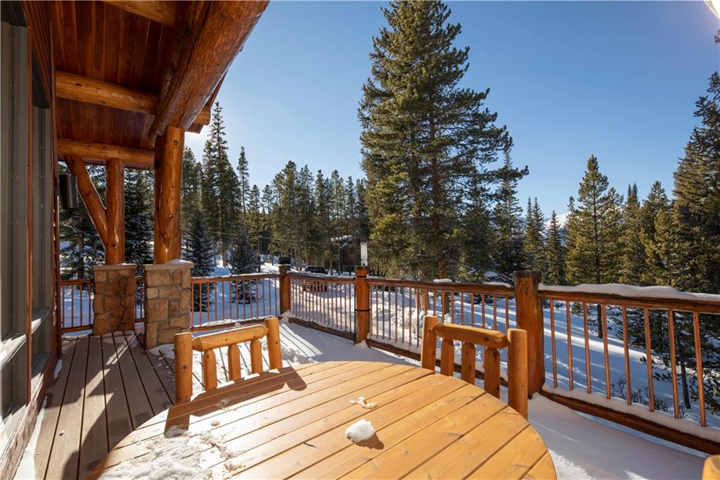 183 County Road 534 Breckenridge, CO 80424 - Photo 26 of 34 a view of a balcony with chairs