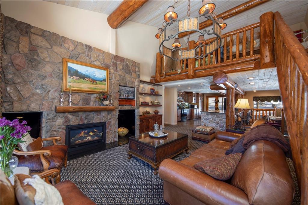 183 County Road 534 Breckenridge, CO 80424 - Photo 6 of 34 a living room with furniture and a fireplace