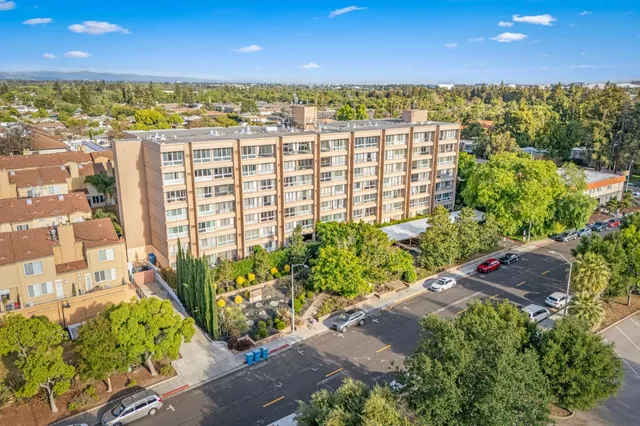 a view of a city that has tall buildings