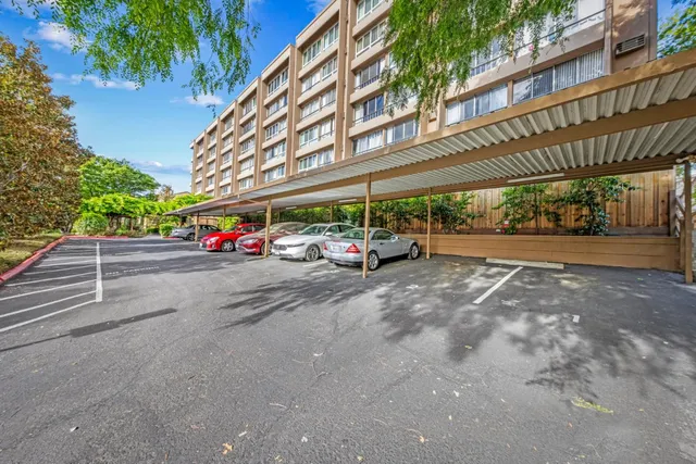 a car parked on the side of a street