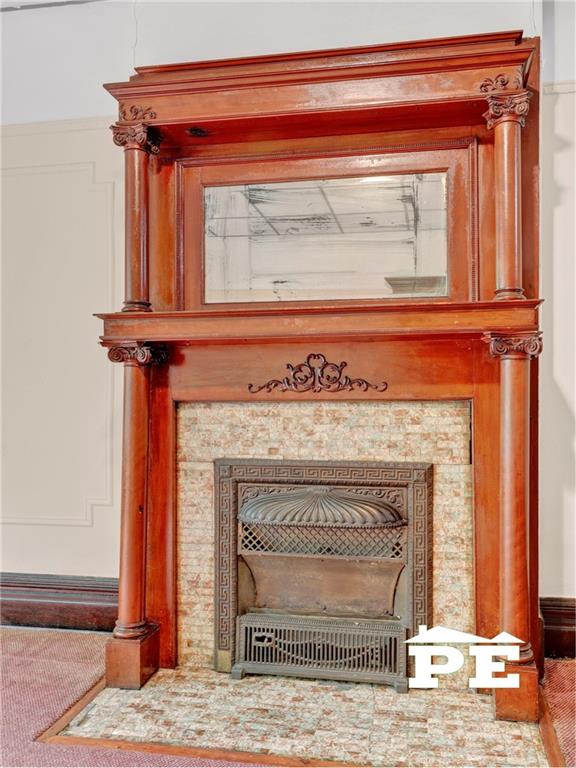 286 Windsor Place Brooklyn, NY 11218 - Photo 36 of 50 a view of fireplace and front door