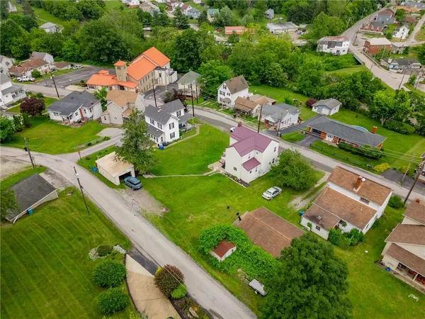an aerial view of a