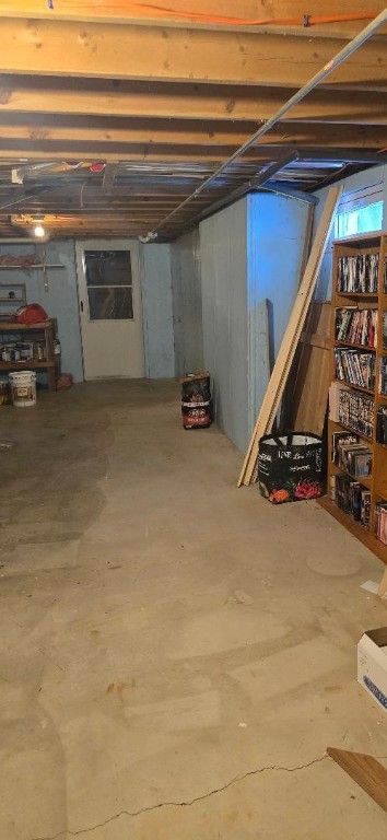 852 Anthony Road Portsmouth, RI 02871 - Photo 31 of 34 Basement workshop area and bulkhead