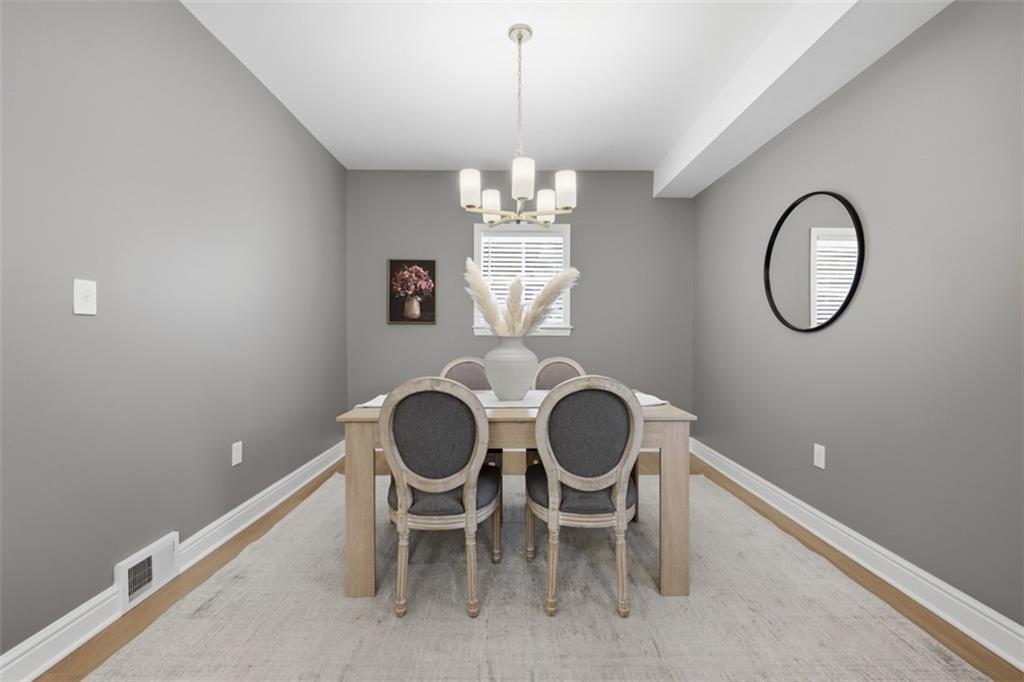 338 4th Street Beaver, PA 15009 - Photo 20 of 50 a view of a dining room with furniture and chandelier