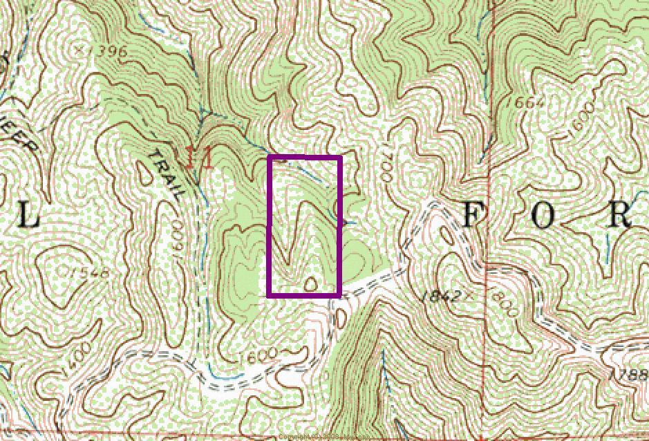 20 Backbone Ridge Road Bella Vista, CA 96008 - Photo 7 of 10 Topo w/approx boundaries