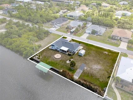 a view of a pool from a balcony