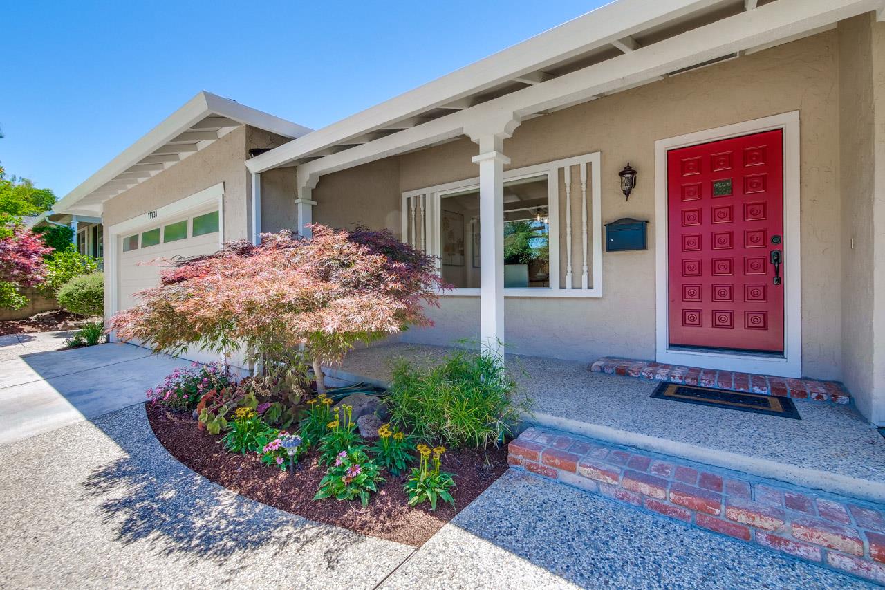 11131 Bubb Road Cupertino, CA 95014 - Photo 4 of 56 a front view of a house with garden