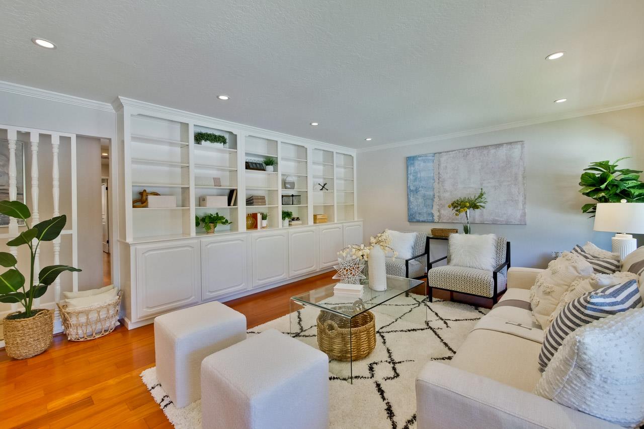 11131 Bubb Road Cupertino, CA 95014 - Photo 5 of 56 a living room with furniture and wooden floor