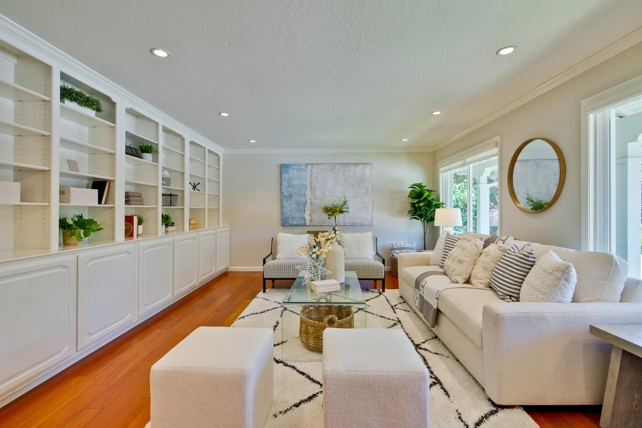 11131 Bubb Road Cupertino, CA 95014 - Photo 7 of 56 a living room with furniture and a large window