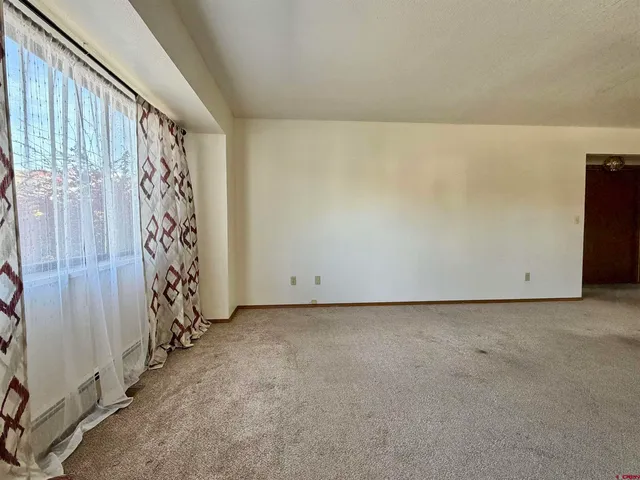 a view of a room with window