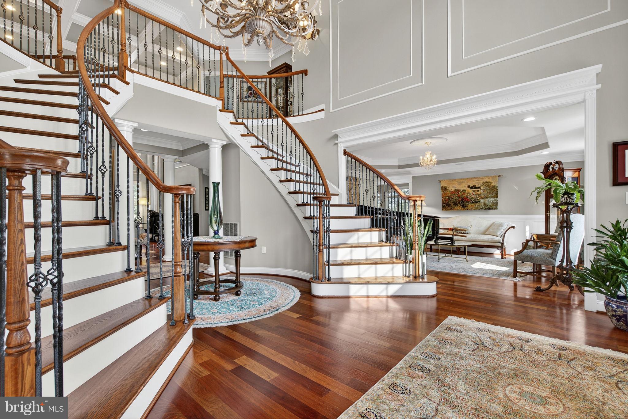7484 Wilson Road Warrenton, VA 20186 - Photo 30 of 81 a view of entryway and hall with wooden floor