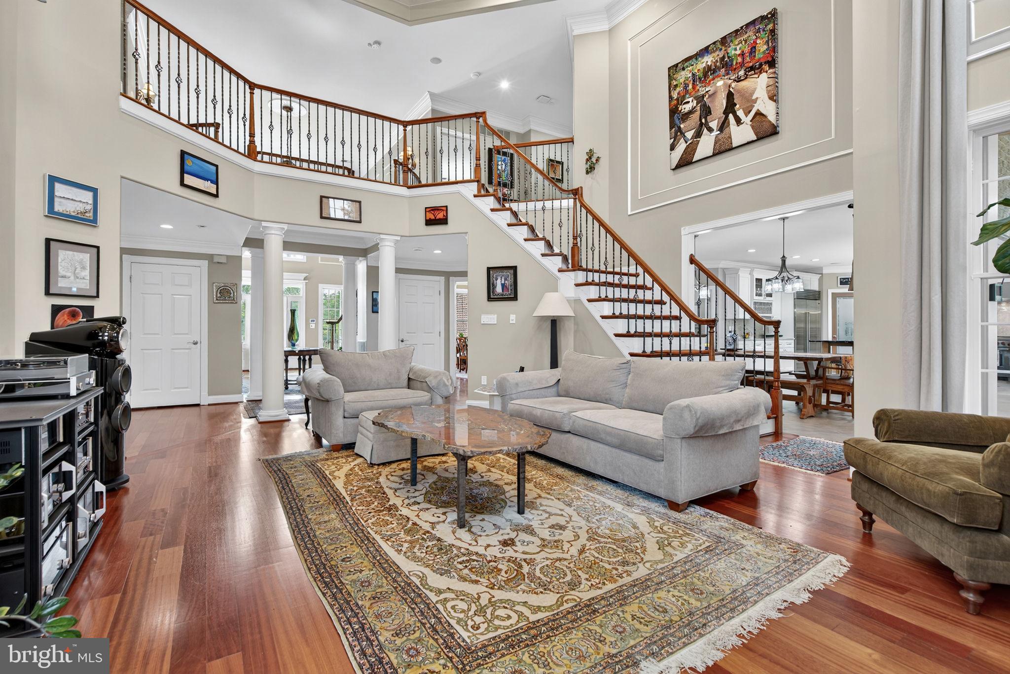 7484 Wilson Road Warrenton, VA 20186 - Photo 36 of 81 a living room with furniture and a rug
