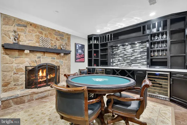 a view of a lush green field