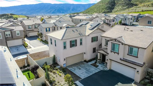 a view of a house with a patio