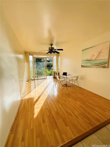 a view of a patio with swimming pool