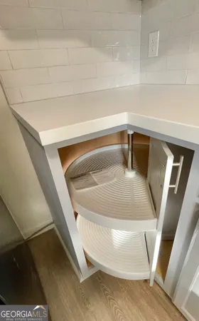 a view of a walk in closet