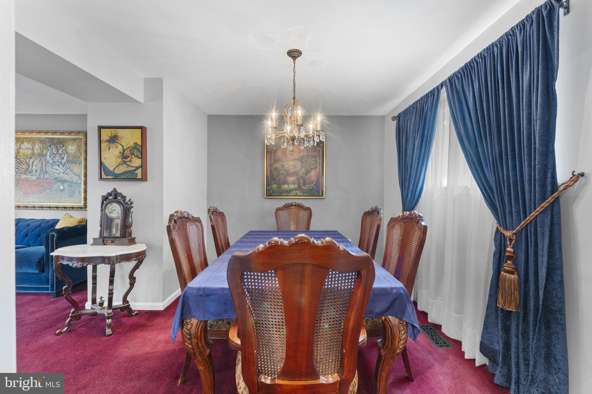 9801 Pulham Road Burke, VA 22015 - Photo 19 of 63 a view of a dining room with furniture and window