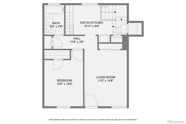 a picture of a bench in front of a door