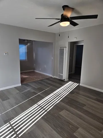 a view of wooden floor