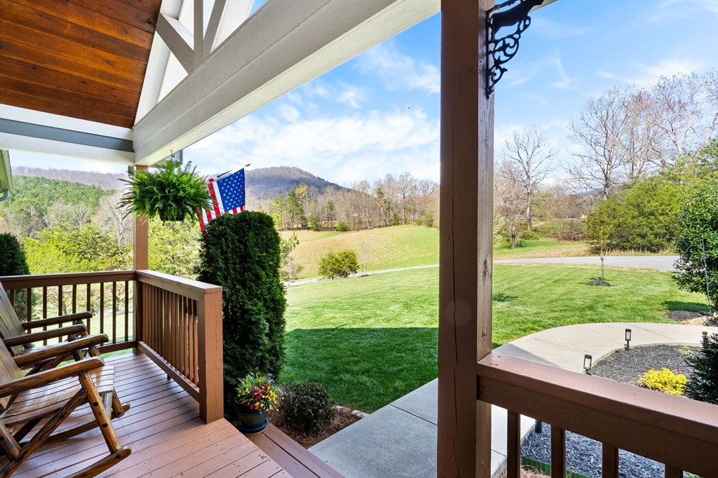 958 New Forest Road Young Harris, GA 30582 - Photo 12 of 44 a view of a porch with a yard