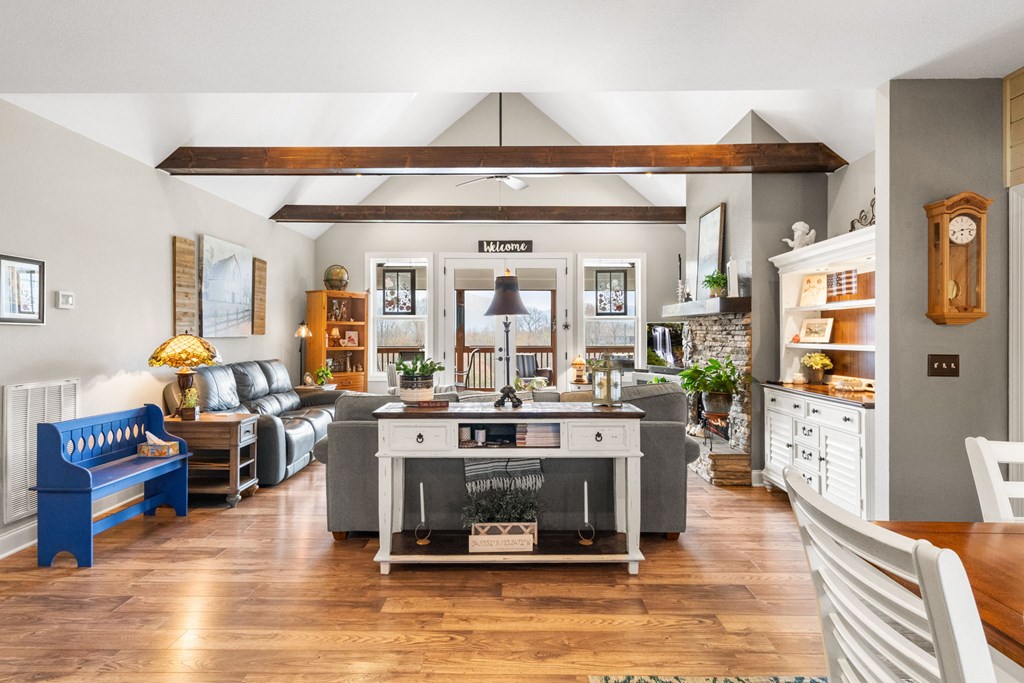 958 New Forest Road Young Harris, GA 30582 - Photo 13 of 44 a living room with furniture and a chandelier