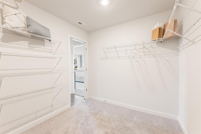 1707 Harper Lily Lane Lawrenceville, GA 30043 - Photo 20 of 43 a view of walk in closet with empty racks