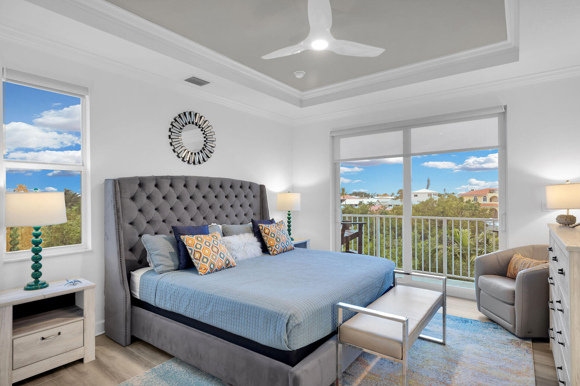 451 Sombrero Beach Road Marathon, FL 33050 - Photo 16 of 55 a bedroom with a bed and a couch