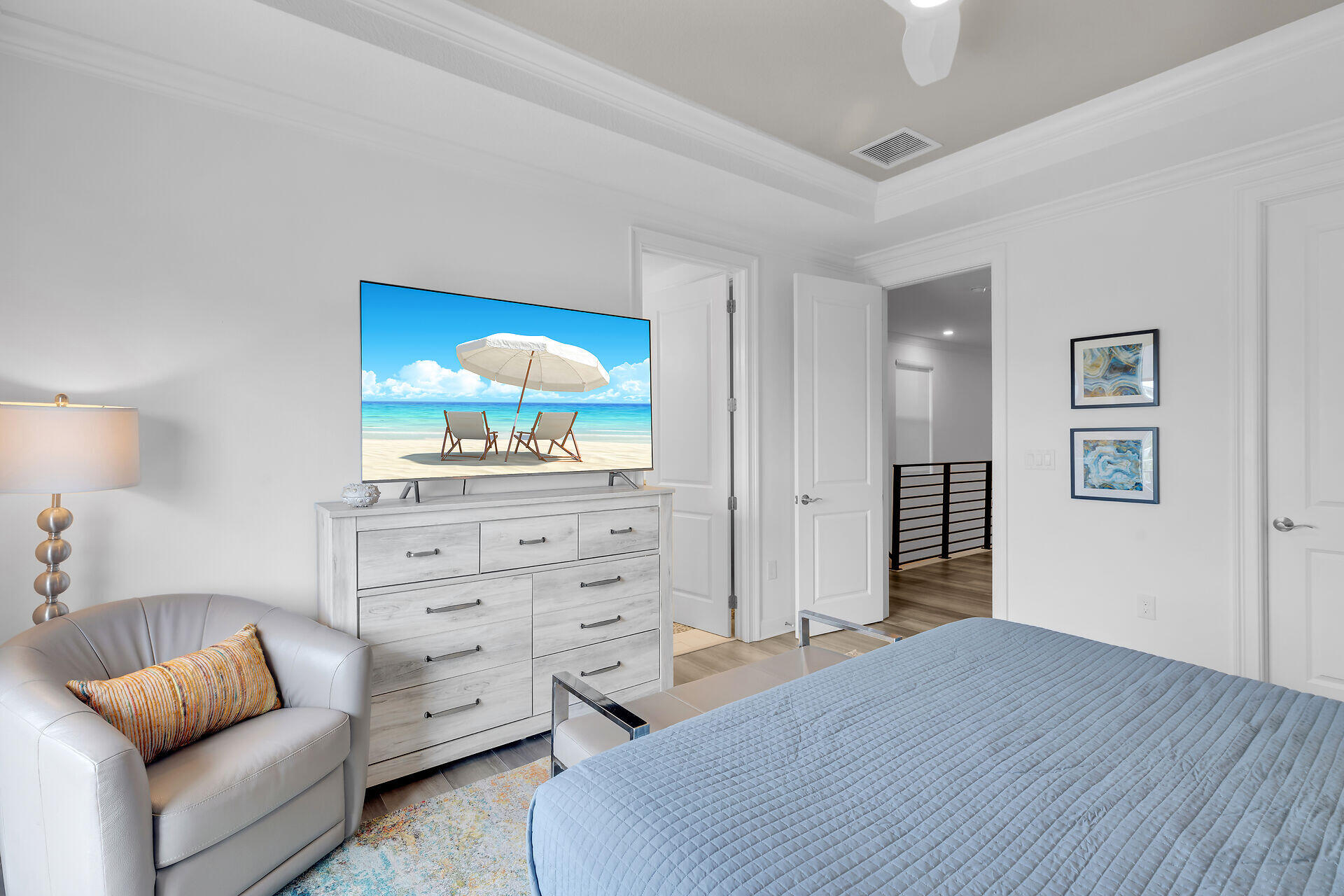 451 Sombrero Beach Road Marathon, FL 33050 - Photo 18 of 55 a bedroom with a bed and a couch