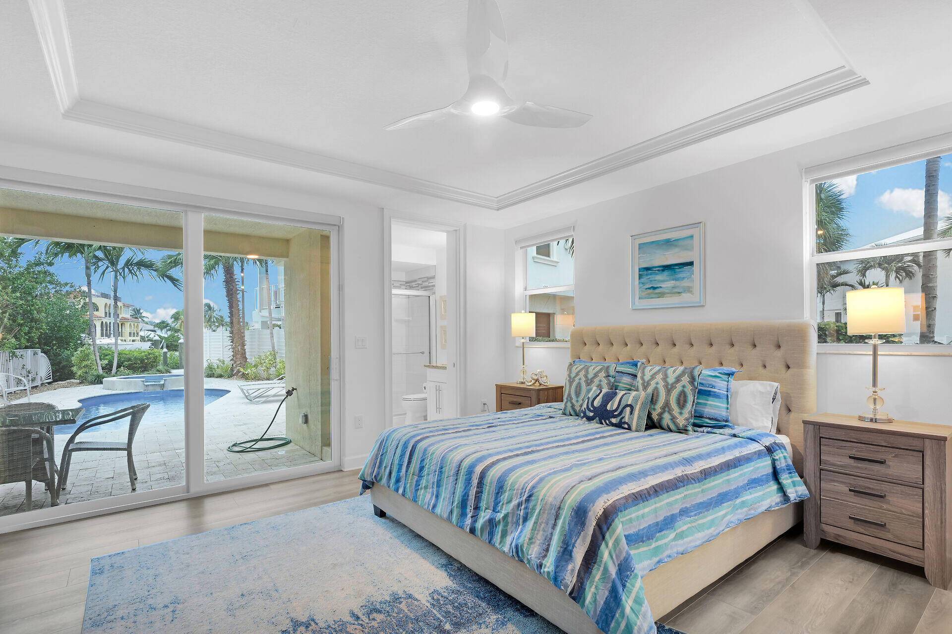 451 Sombrero Beach Road Marathon, FL 33050 - Photo 23 of 55 a bedroom with a large bed and a window