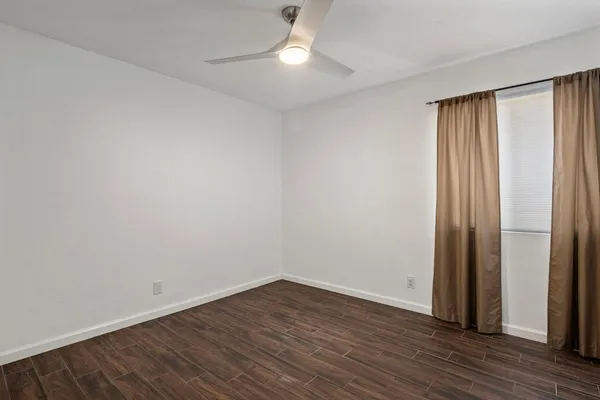 wooden floor in an empty room
