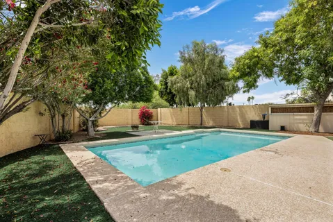 a view of a back yard of the house