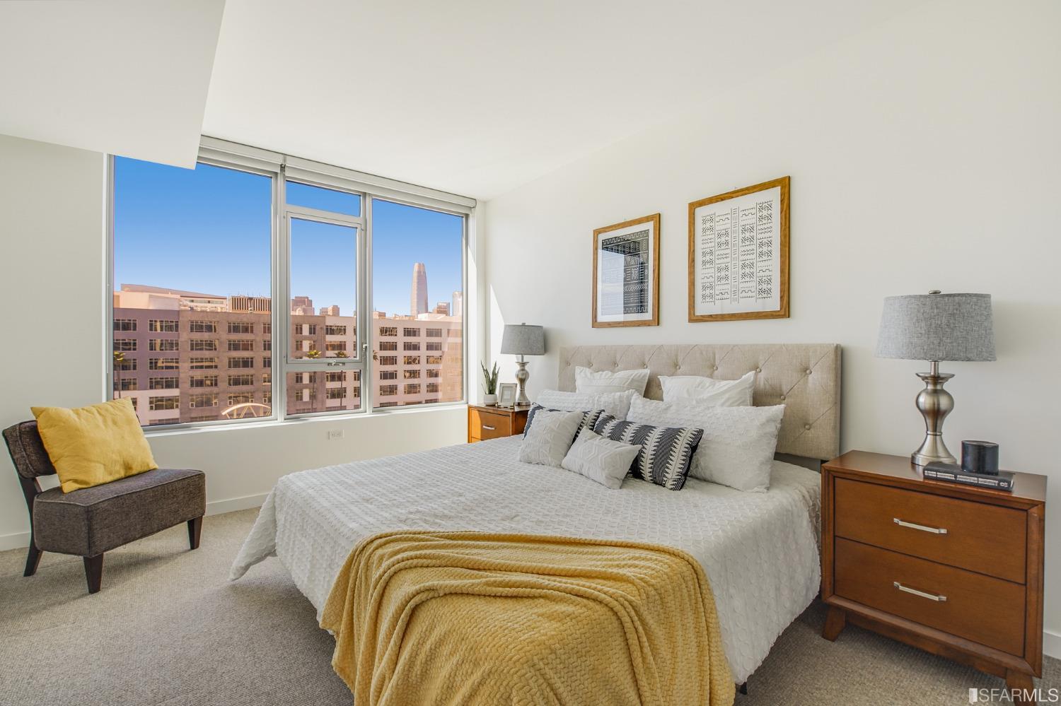 1000 3rd Street, Unit 605 San Francisco, CA 94158 - Photo 11 of 36 a bedroom with a bed and a couch